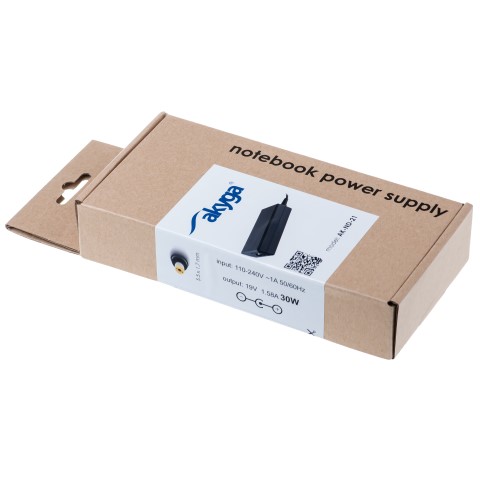 Napájecí zdroj Akyga AK-ND-21 19V/1.58A 30W 5.5x1.7mm konektor - neoriginální