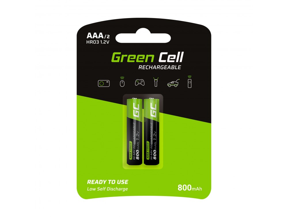 Baterie Green Cell AAA 800mAh 2ks