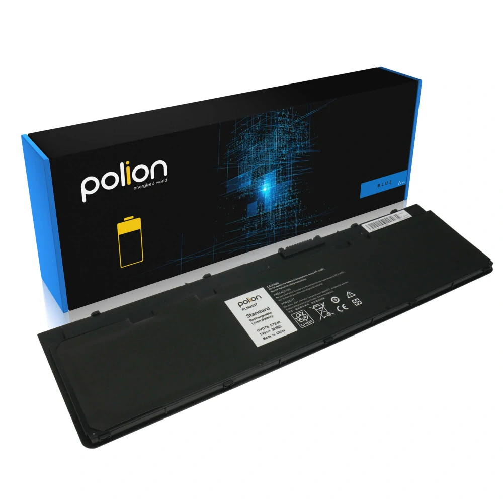Baterie Polion GVD76 pro notebooky DELL Latitude E7240 E7250 5400mAh