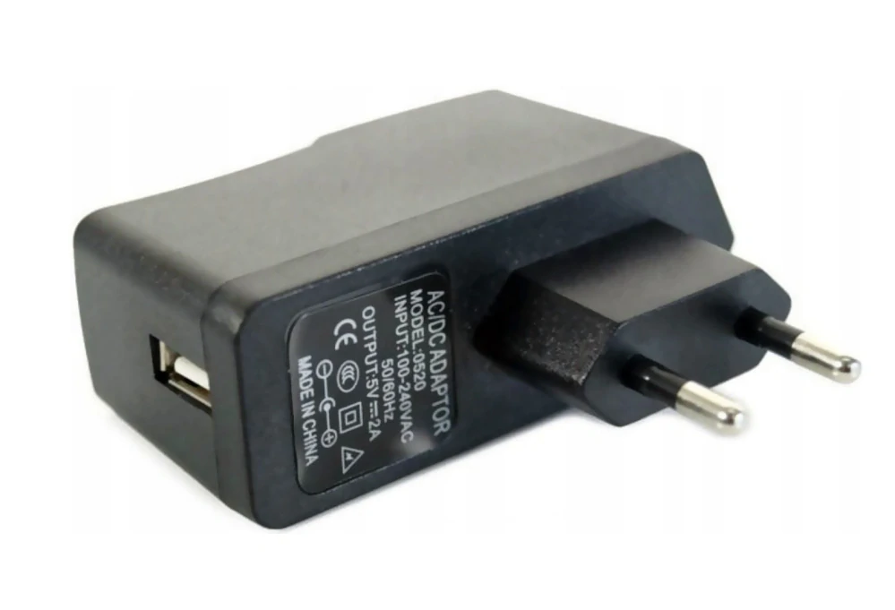 Nabíječka AMSO AM-USB-10W - USB nabíječka do el. sítě s výstupem 5V/2000mA