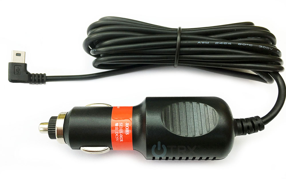 Nabíječka do auta pro kamery a GPS - mini USB konektor