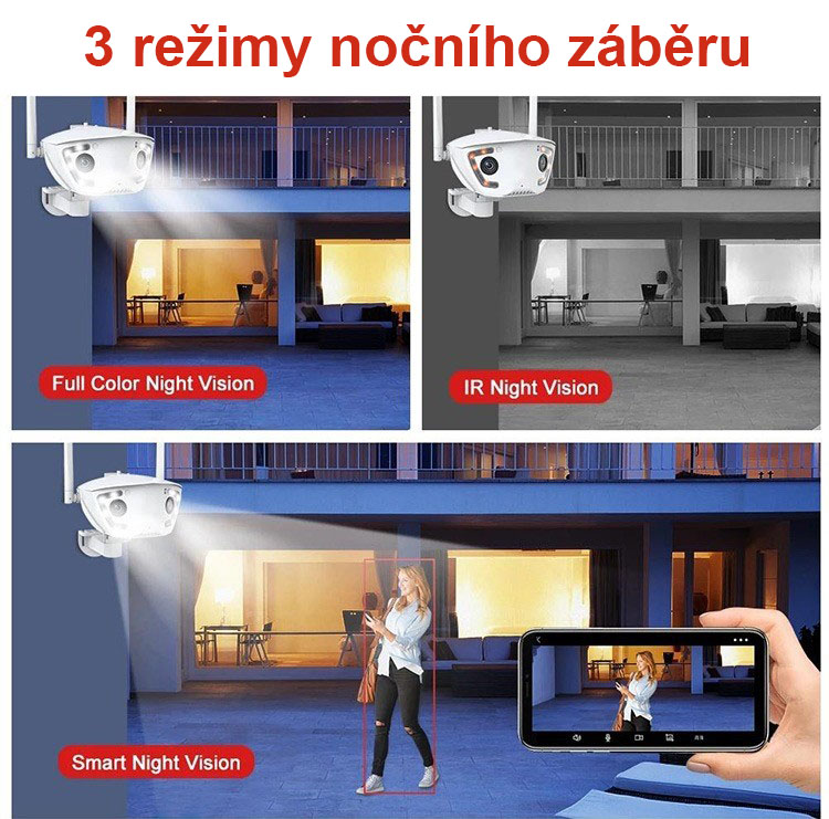 Duální wi-fi IP kamera Innotronik ICH-R22