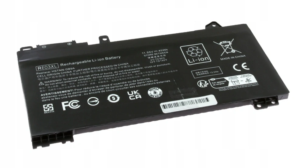Baterie Enestar RE03XL pro notebooky HP Probook 430 440 450 G6 G7 RE03 - Li-Ion  11,55V 3900mAh 45Wh