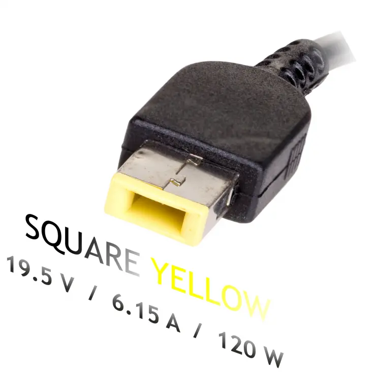 Napájecí zdroj Akyga AK-ND-52 19.5V/6.15A 120W Square yellow SlimTip - neoriginální