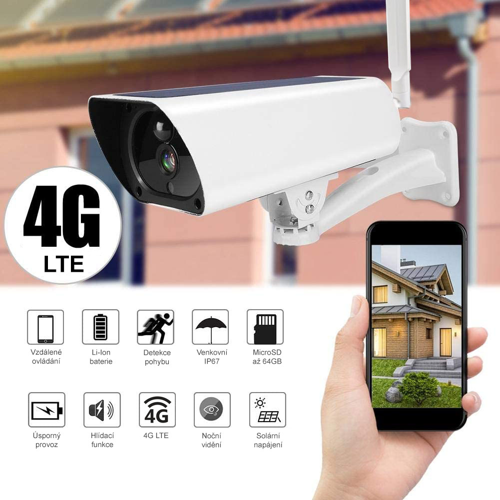 Solární 4G IP kamera Innotronik IUB-BC22-4G