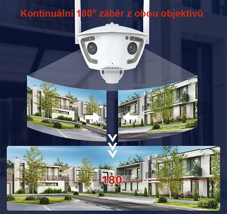 Duální wi-fi IP kamera Innotronik ICH-R22