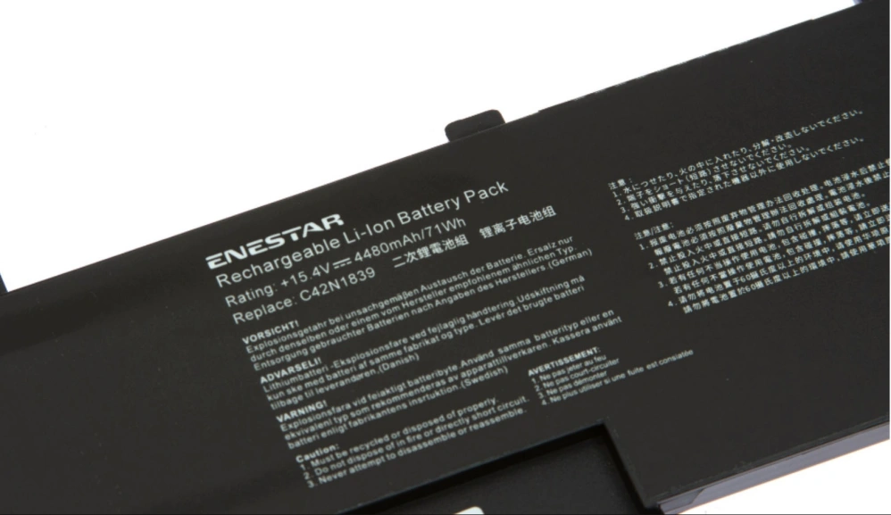 Baterie Enestar C42N1839 pro notebooky ASUS ZenBook 15 UX534FA UX534FT UX563FD - Li-Ion 4480mAh 71Wh