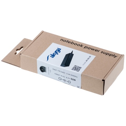 Napájecí zdroj Akyga AK-ND-20 19.5V/4.7A 92W 6.5x4.4mm + pin - neoriginální