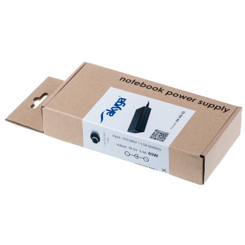 Napájecí zdroj Akyga AK-ND-03 18.5V/3.5A 65W 7.4x5.0mm + pin - neoriginální