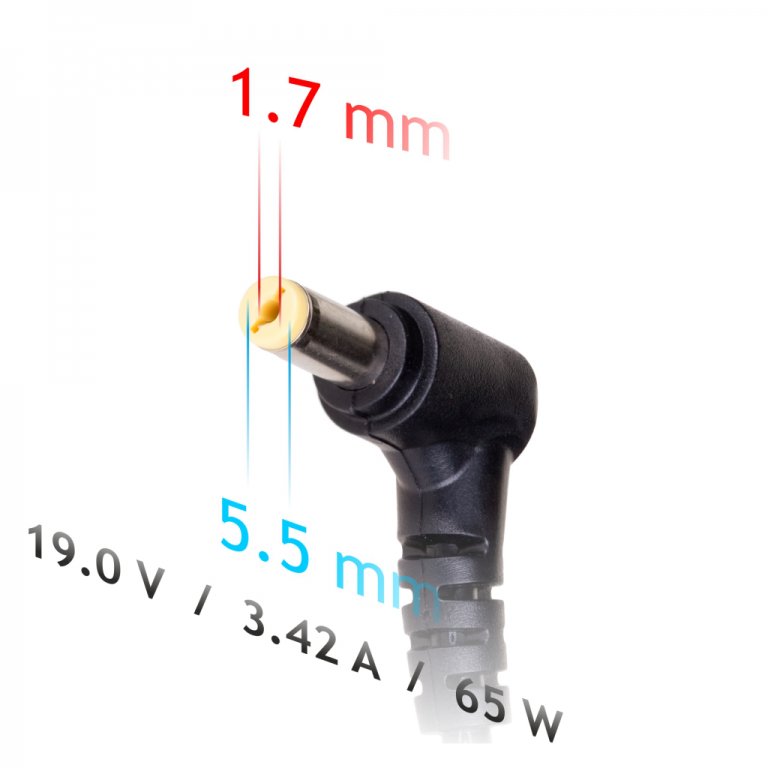 Napájecí zdroj do auta Akyga AK-ND-34 - 19V / 3.42A 65W 5.5 x 1.7 mm - neoriginální