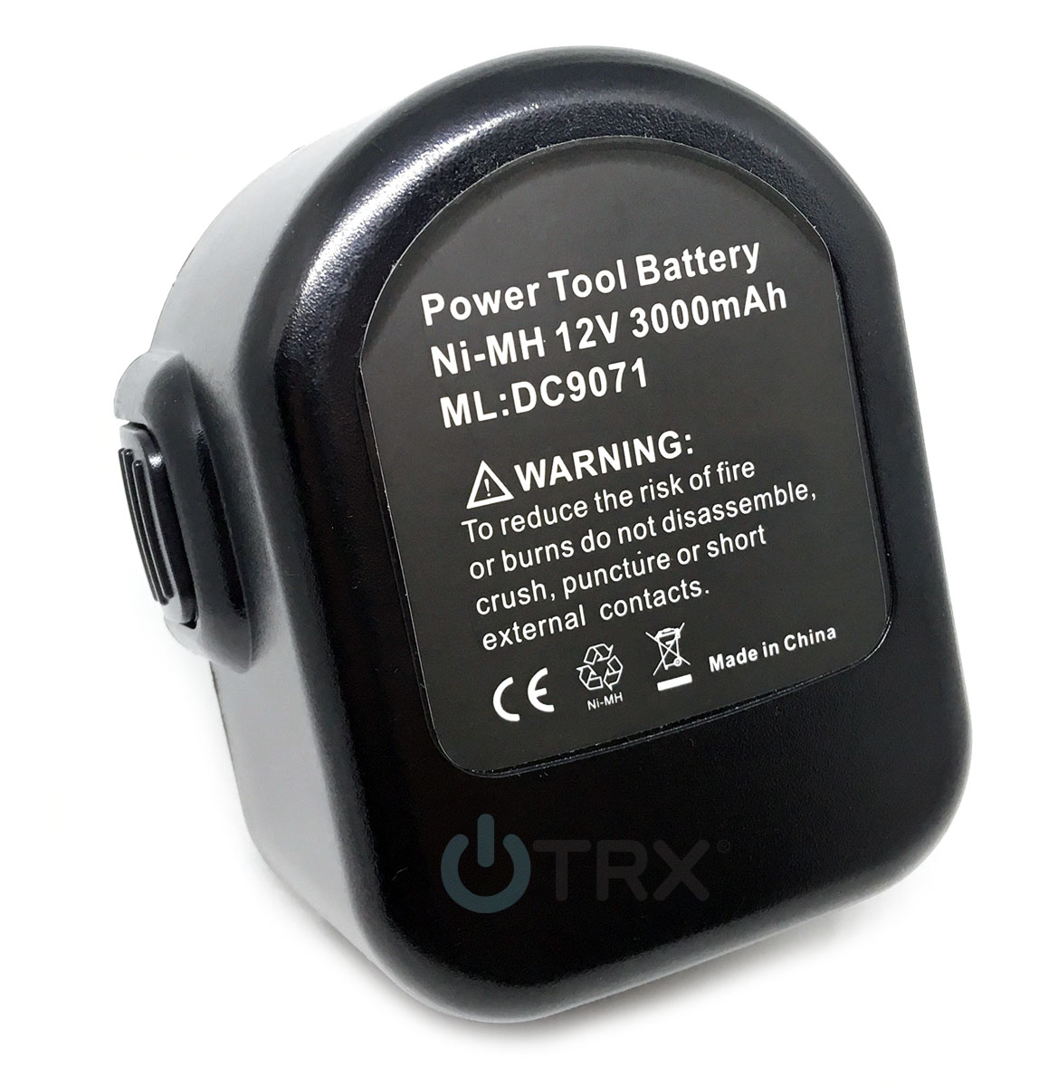 Baterie TRX DeW-DE9037-3000 - 12V 3000mAh Ni-MH - neoriginální