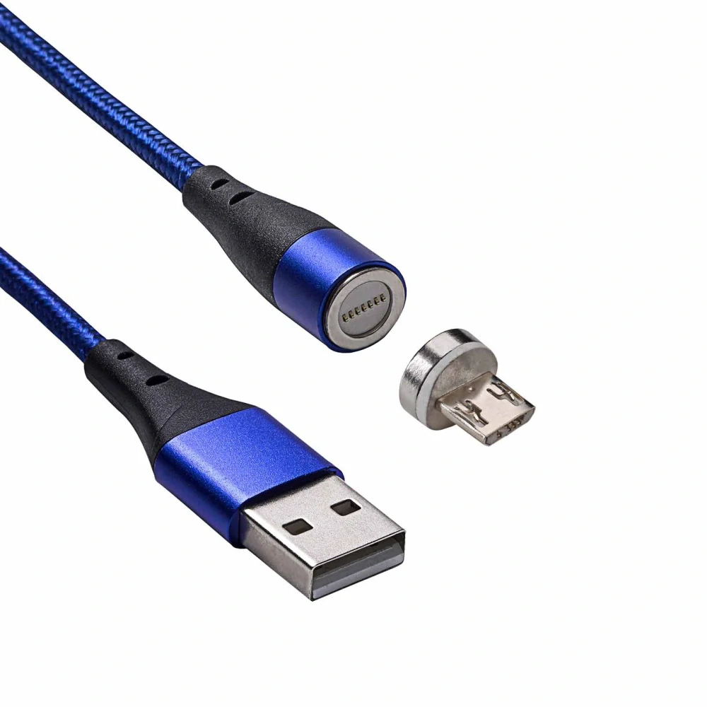 Kabel USB A / USB micro B 1m magnetic AK-USB-47