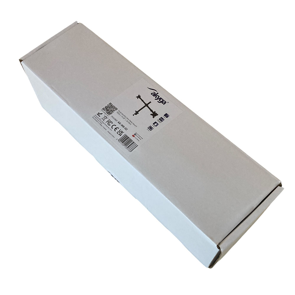 Držák monitoru Akyga AK-MB-02 - Dvojitý stolní držák VESA 100x100 mm 15-32“