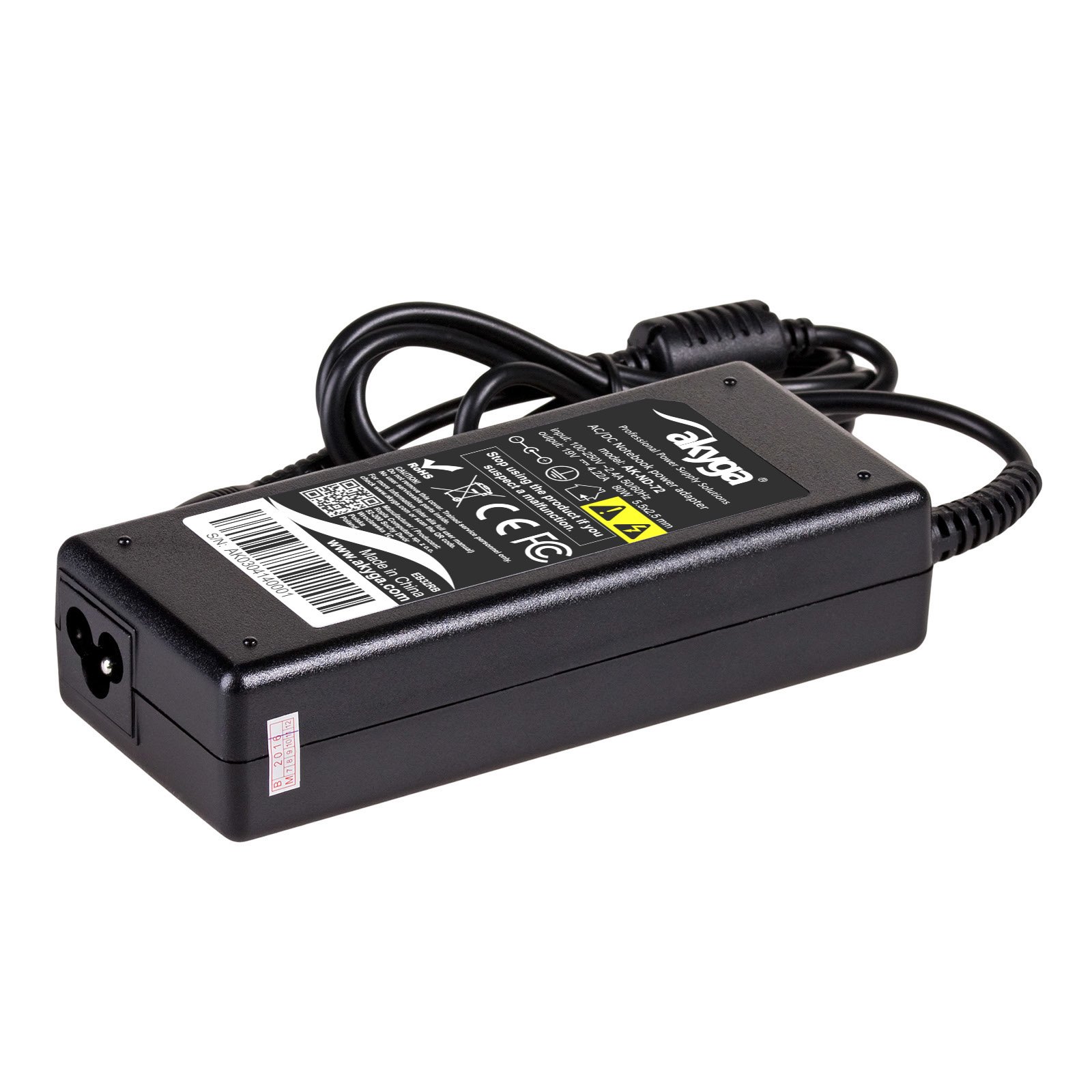 Napájecí zdroj Akyga AK-ND-72 19V/4.22A 80W 5.5x2.5mm konektor - neoriginální