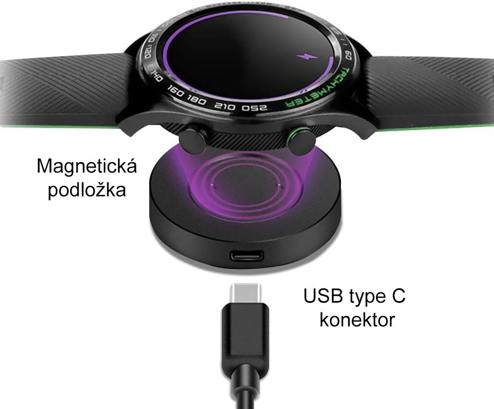Akyga AK-SW-21 Nabíjecí kabel Huawei Watch GT / GT2