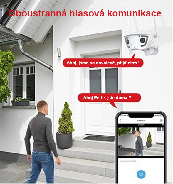 Duální wi-fi IP kamera Innotronik ICH-R22