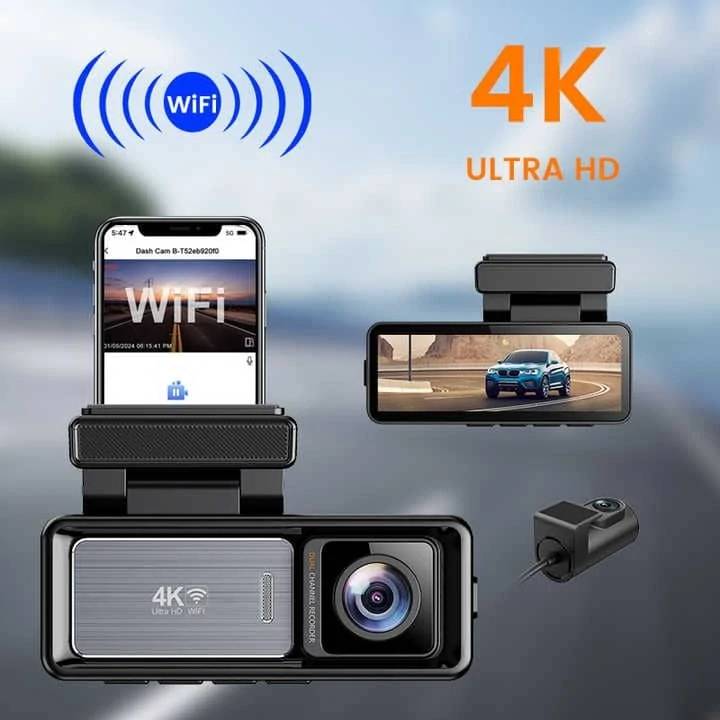 Kamera do auta Yikoo X20 dual 4K - 3,2"LCD wifi GPS