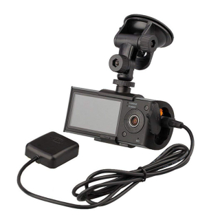 Duální kamera do auta Yikoo R300 Pro - Full HD, GPS, G-senzor