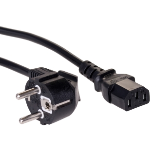 Napájecí kabel Akyga AK-PC-06C - IEC C13 / 3.0m - Oxygen-free copper 4N