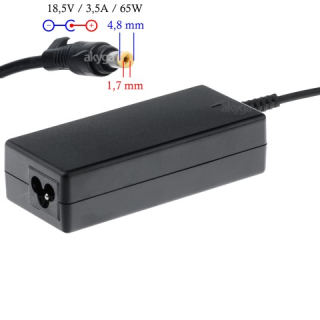 Napájecí zdroj Akyga AK-ND-09 18.5V/3.5A 65W 4.8x1.7mm konektor - neoriginální