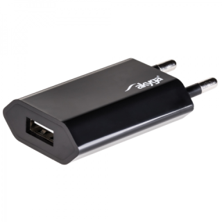Nabíječka Akyga AK-CH-03BK - USB nabíječka do el. sítě s výstupem 5V/1000mA