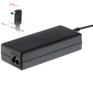 Napájecí zdroj Akyga AK-ND-55 19V/3.42A 65W 4.0x1.35mm konektor - neoriginální