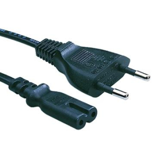 EU Power cord 2-pin - napájecí šňůra 1,2m